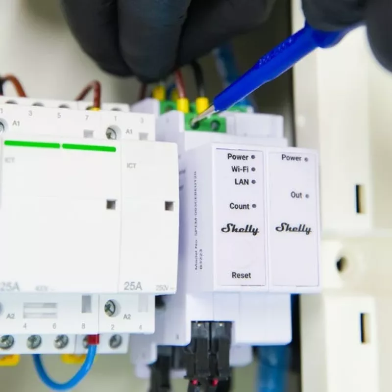 Shelly Pro 3EM-3CT63 WiFi / LAN trifazis elektros skaitiklis