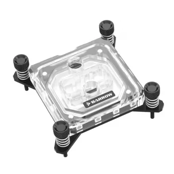 Vandens blokas Barrow LTYK3-04I Black Acrylic RGB CPU aušinimui, akrilinis viršus, RGB apšvietimas