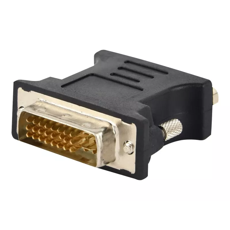 Lyties keitiklis DVI-A į VGA 15-pin, Gembird A-DVI-VGA-BK