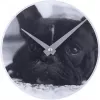 NeXtime laikrodis 5173 Little Dog, Ø20 cm, sieninis, juodas