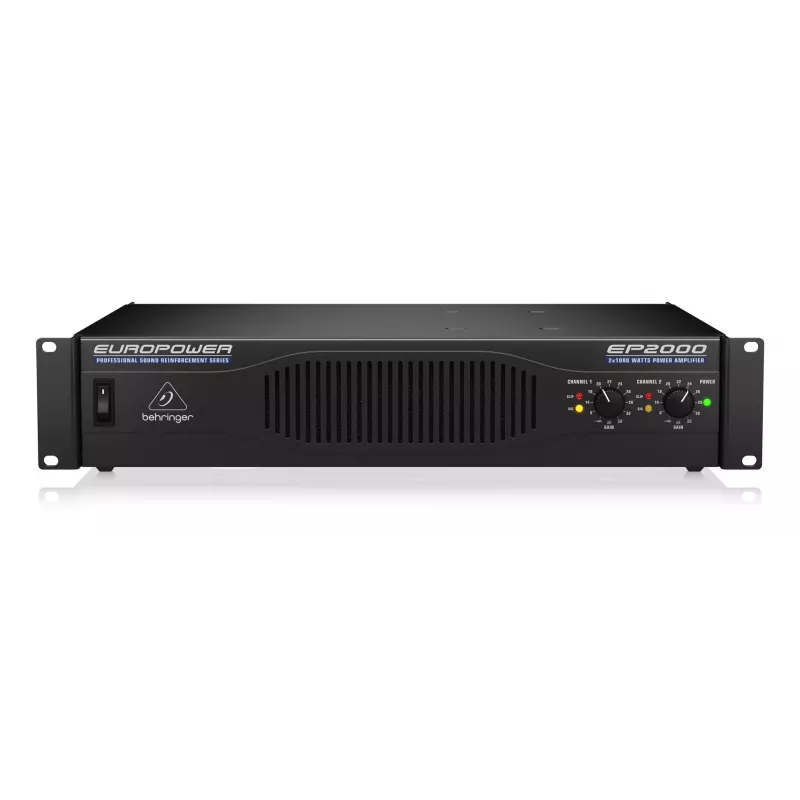 Behringer EP2000 garso stiprintuvas pasirodymams/scenai Juodas