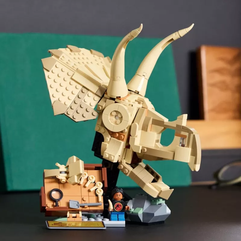 LEGO JURASSIC WORLD 76969 Dinozaurų fosilijos: Triceratops kaukolė