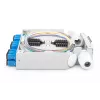Skaidulinės optikos DIN bėgelio dėžė DIGITUS DN-963890, OS2, SC adapteris su 2 m pigtailu, plieninė, mėlyna/pilka