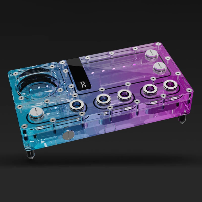 Rezervuaras Alphacool Core Distro Plate skaidrus akrilas 125x240x68.8mm