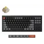 Mechaninė klaviatūra Keychron V3 Ultra 8K – laidinė ir belaidė, QWERTY išdėstymas, RGB LED, juoda