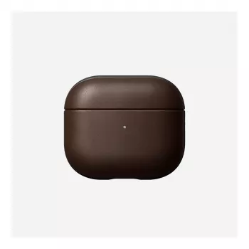 Odinis dėklas AirPods Nomad V3 Rustic Brown – apsauginis odinis dangtelis AirPods įkrovimo dėklui