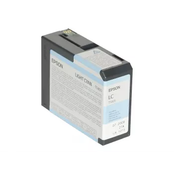 Epson Singlepack Light Cyan T580500, šviesiai mėlyna, pigmentinis rašalas, 80 ml, 1 vnt., vienetinis paketas