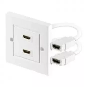 Wentronic Goobay HDMI™ sieninė jungiamoji dėžutė - 2 x HDMI™ A lizdas > 2 x HDMI™ A lizdas (51723)