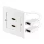 Wentronic Goobay HDMI™ sieninė jungiamoji dėžutė - 2 x HDMI™ A lizdas > 2 x HDMI™ A lizdas (51723)