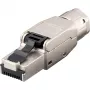 Goobay CAT 8.1 STP ekranuotas, lauke užspaudžiamas RJ45 kištukas (61130)