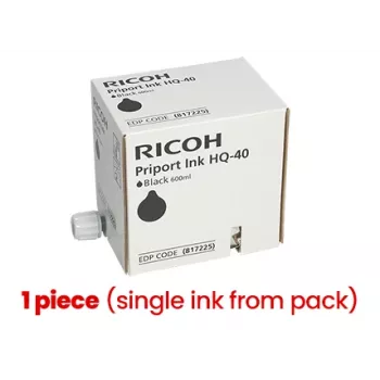 Ricoh Priport HQ-40 (817225) rašalo kasetė, juoda (1 vnt.)