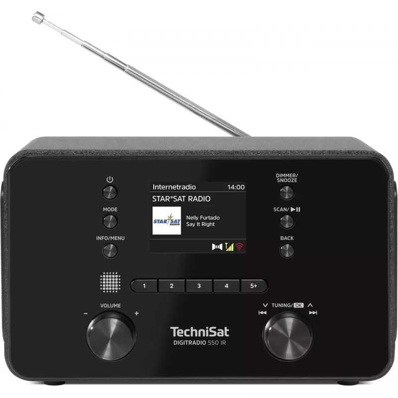 TechniSat DigitRadio 550 IR – asmeninis skaitmeninis radijas DAB+ FM