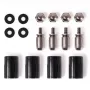 Tvirtinimo rinkinys Alphacool 15724 juodas nerūdijantis plienas 17mm aukštis