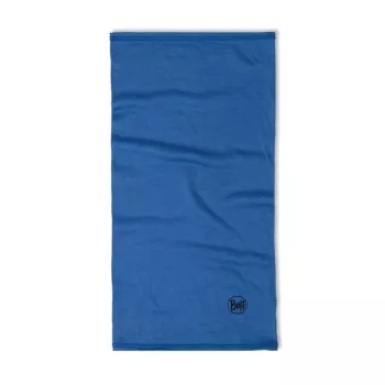 Vaikiška merino vilnos kaklo šildyklė Buff Merino Lightweight Jr Solid Mėlyna
