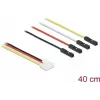 DeLOCK Conversion IOT Grove laidas 4 x kištukinis vyriškas prie 4 x šuoliukų moteriškų 40 cm