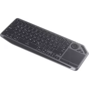 Belaidė Bluetooth klaviatūra Renkforce RF-WLBTKB-300, vokiškas QWERTZ, juoda, integruota