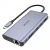 USB-C stotelė UNITEK uHUB S7 pilka