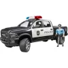 BRUDER RAM 2500 Policija 02505 – žaislinis policijos pikapas, mastelio modelis