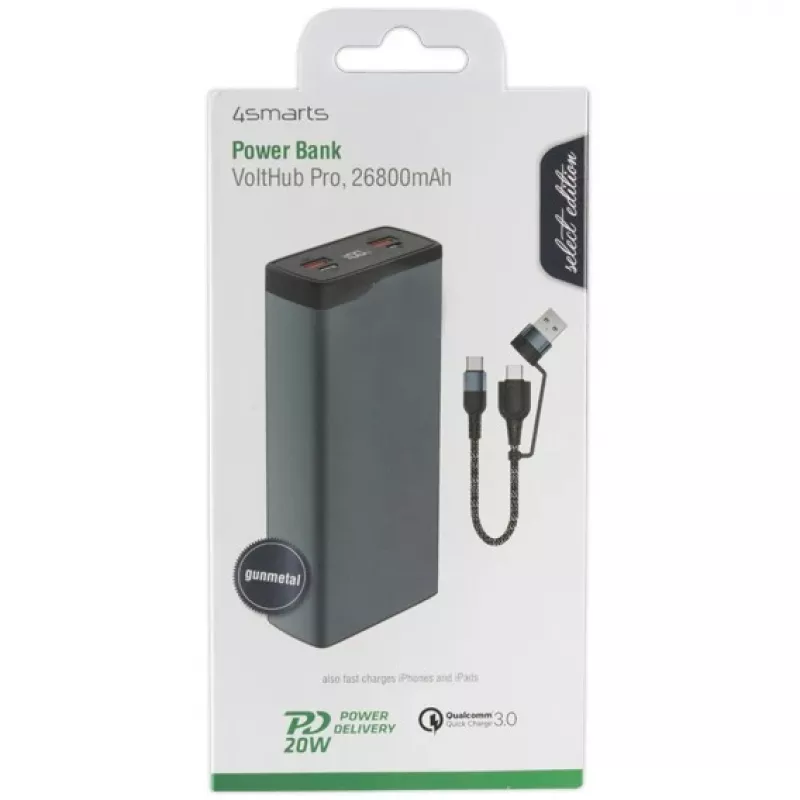 Nešiojama baterija 4smarts VoltHub Pro 26800 mAh