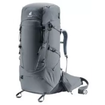 Kuprinė DEUTER Aircontact Core 65+10 SL — 65+10 L, SL prigludimas, grafito-juoda