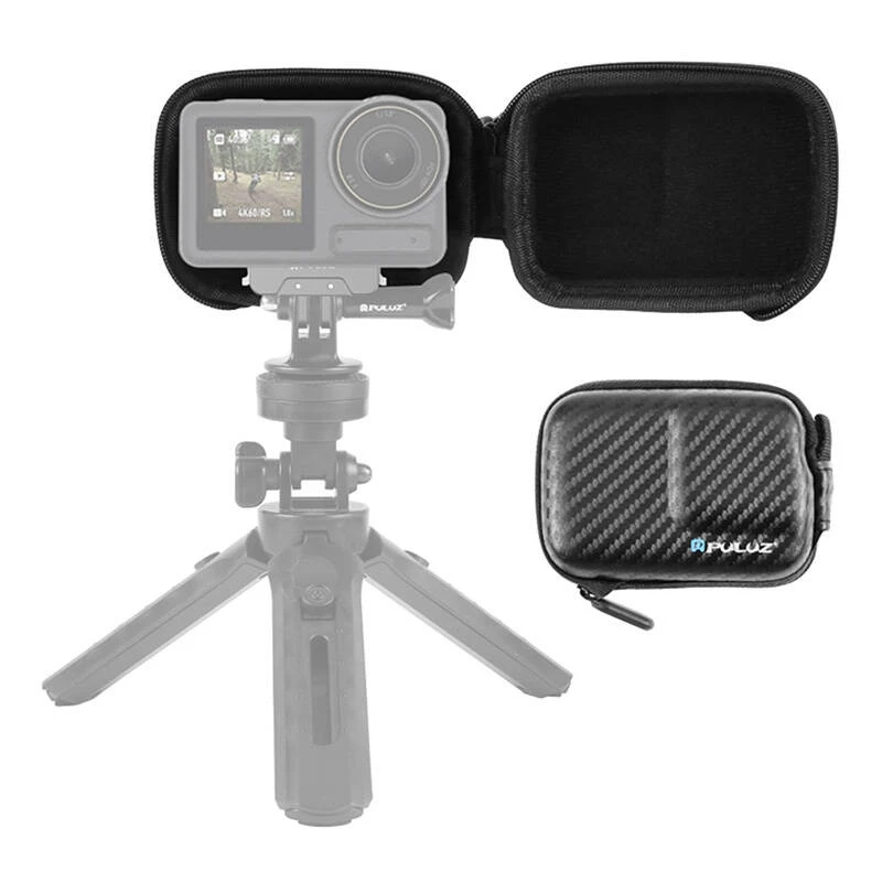 Mini dėklas DJI Osmo Action 4/3 PU946B, kompaktiškas apsauginis dėklas, juodas