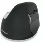 BakkerElkhuizen Evoluent 4 Bluetooth Black, dešinei rankai, vertikalus dizainas, lazerinis, Bluetooth, 2600 DPI, juoda