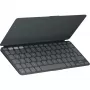 LOGITECH Keys-To-Go 2 für iPad, iPhone, Mac und Apple TV kabellose Tastatur Grafit