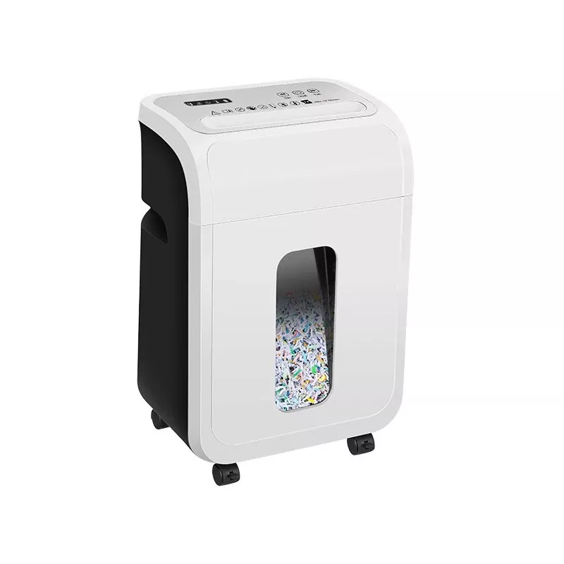 Biuro dokumentų smulkintuvas TRACER TRANIS47633 Baltas — kryžminis pjovimas 4x12 mm, 14 lapų talpa, 20 L krepšelis