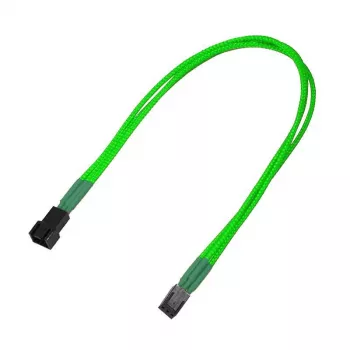 Nanoxia NX3PV3ENG 3 kontaktų Molex ilginimo laidas 0,3 m žalias