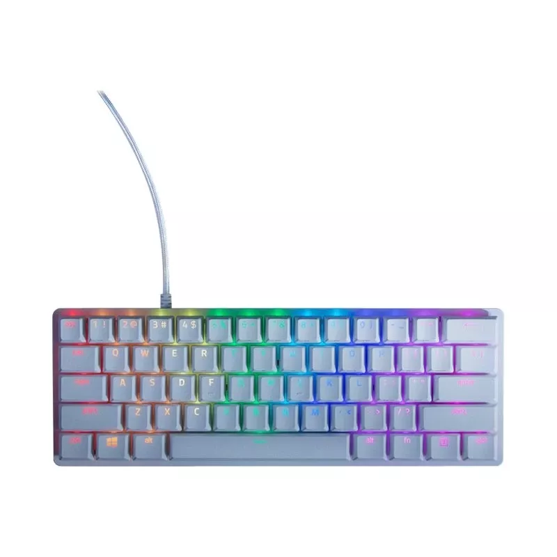 RAZER Huntsman Mini Mercury Edition klaviatūra su Purple Switch (JAV išdėstymas)