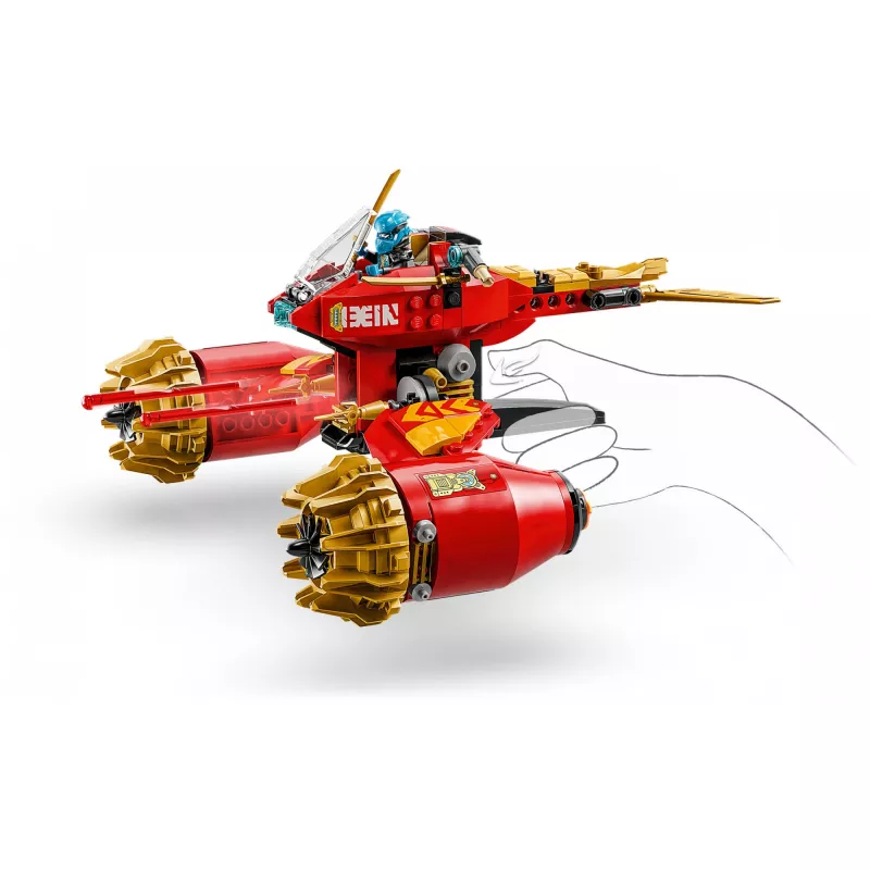 LEGO NINJAGO 71830 Kairiojo mechaninio audros raitelio rinkinys