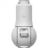 Ubiquiti UniFi G6 PTZ UVC-G6-PTZ-W IP saugos kamera, 4K 8 MP (3864x2160), dviejų objektyvų, 10x hibridinis zoom, vidaus ir lauko, IP66, PoE, tvirtinama prie lubų, sienos ar stulpo, 350° pasukimas, balta