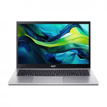 Nešiojamas kompiuteris Acer Aspire Go 15 AG15-42P-R5K8 — AMD Ryzen 5 7430U, 15,6 colio Full HD, 16 GB RAM, 512 GB SSD, Windows 11 Home, sidabrinis