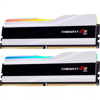 G.Skill Trident Z5 RGB 48 GB (2x 24 GB) DDR5-8400 MHz CL40 atminties rinkinys, baltas