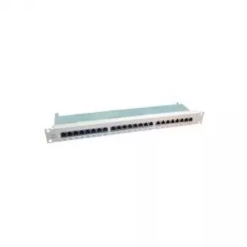 Patch Panel VALUE Kat.6 19 colių 24 prievadai Ekranuotas Pilkas