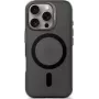 Decoded perdirbto plastiko nugarėlės dangtelis iPhone 16 Pro, permatomas juodas