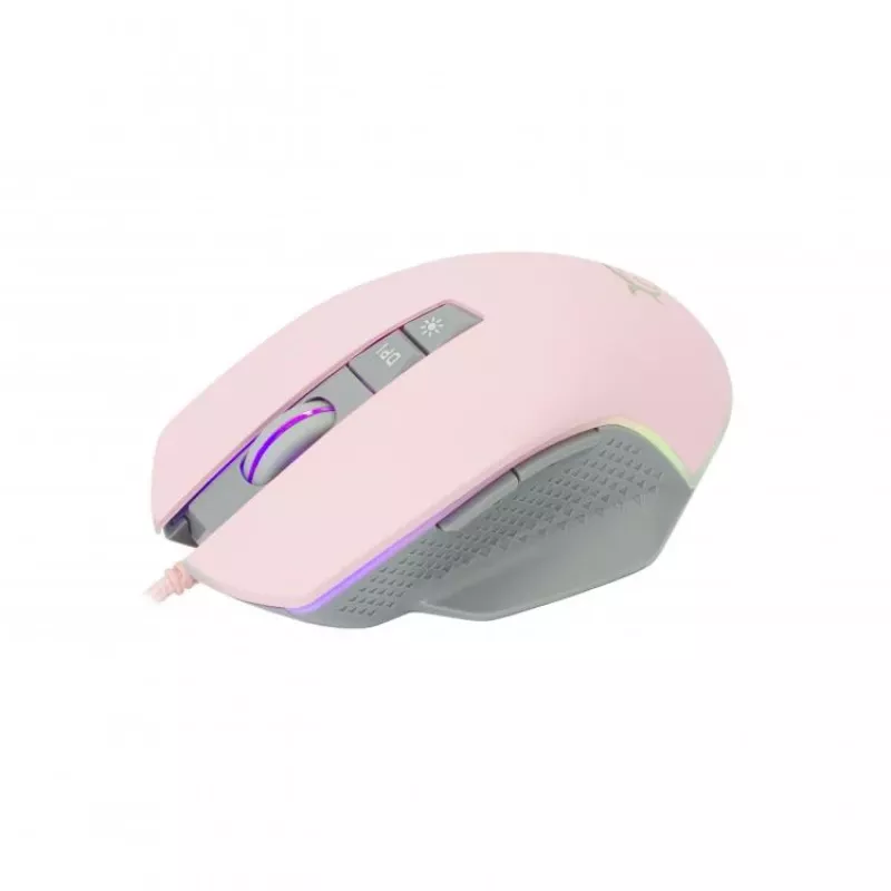 Žaidimų pelė White Shark GARETH Pink USB Type-A