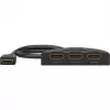 Goobay HDMI jungiklis 3 į 1 (4K @ 30 Hz) | 58487 | Juodas | HDMI moteriška | 3 HDMI moteriška | 0,58 m