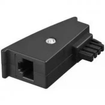 Wentronic Goobay tinklo adapteris TAE-F (M) į RJ-45 (2 kontaktų) (W) – 5,3 m – juodas (95139)