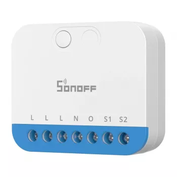 Sieninis valdiklis / reguliatorius Sonoff MINI-ZBDIM Zigbee – kompaktiškas įmontuojamas modulis šviestuvams
