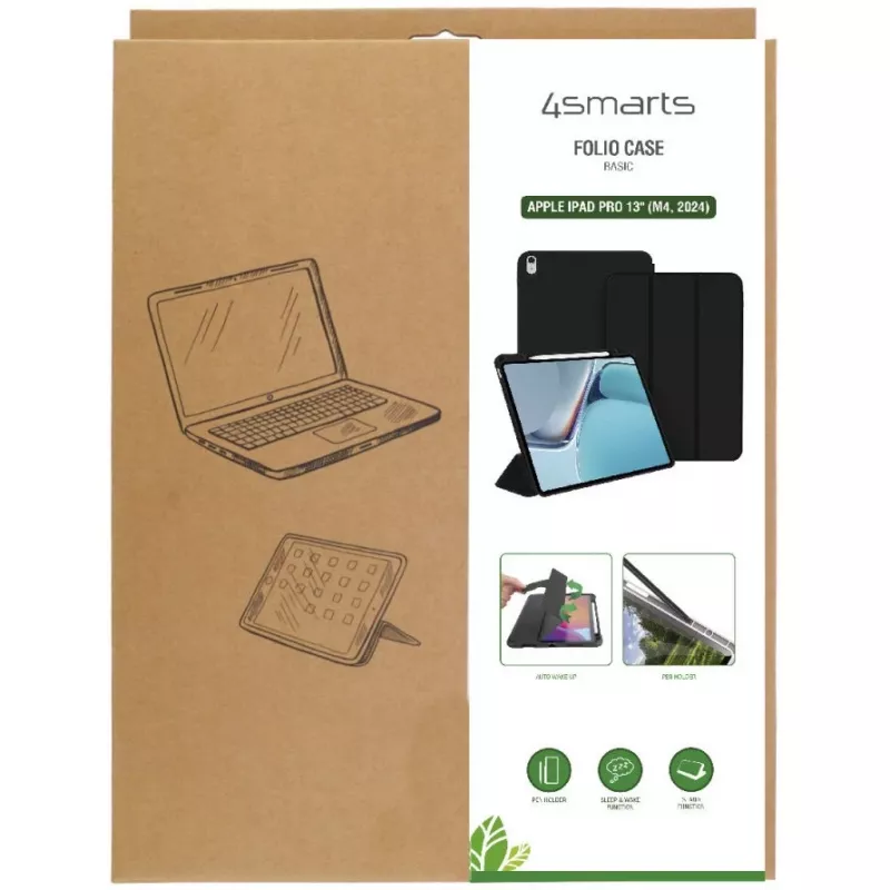 4smarts Flip Case planšetei – termoplastinis poliuretanas (TPU)