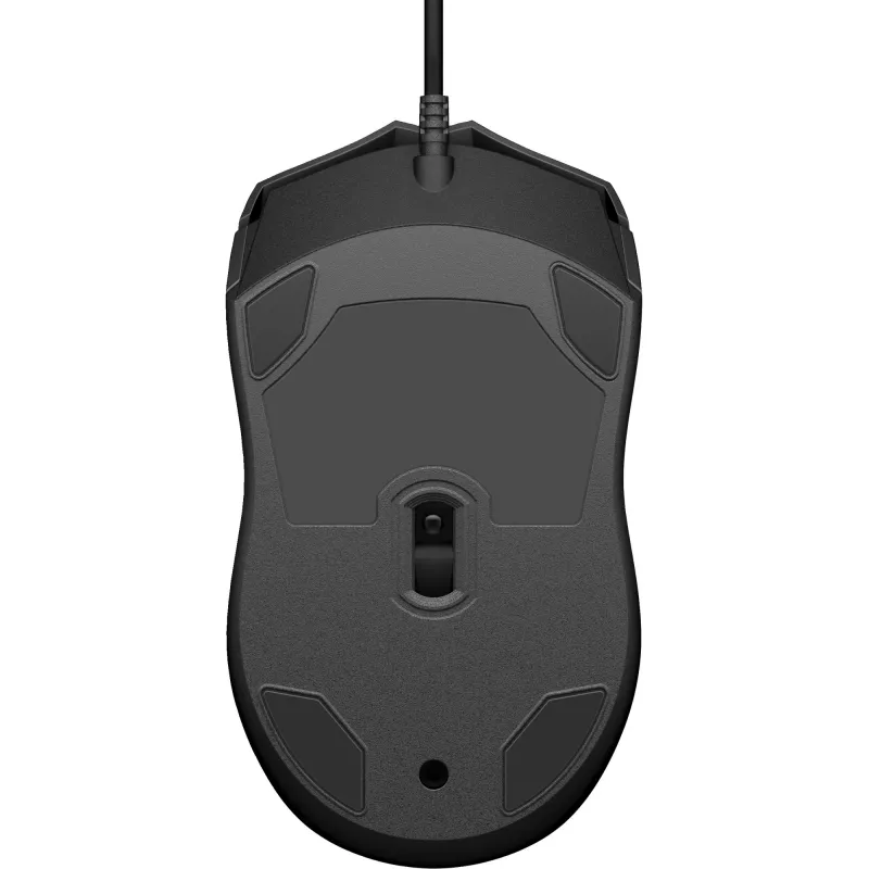 HP laidinė pelė 105, ambidekstrinė, optinė, USB-A, 1600 DPI, juoda