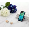 iKins dėklas iPhone 11 Pro Max – vandens lelijų raštas, juodas