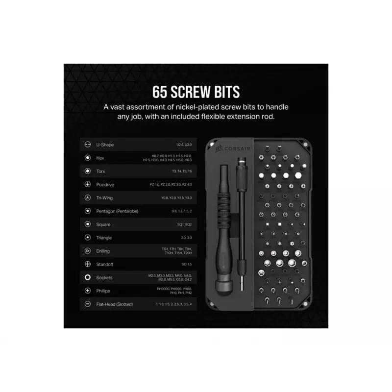 CORSAIR PC DIY Precision Toolkit – meistriškumo rinkinys kompiuterių entuziastams