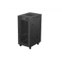Laisvai pastatomas stelažinis korpusas LANBERG FF01-6824-23BL 24U 600×800 mm IP20 Juodas