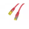 Tinklo kabelis Lanberg PATCHCORD KAT.6A S/FTP LSZH CU 1m Raudonas