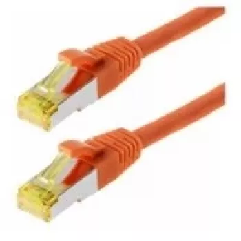 Tinklo kabelis Helos Cat 6a S/FTP 1,5 m Oranžinis
