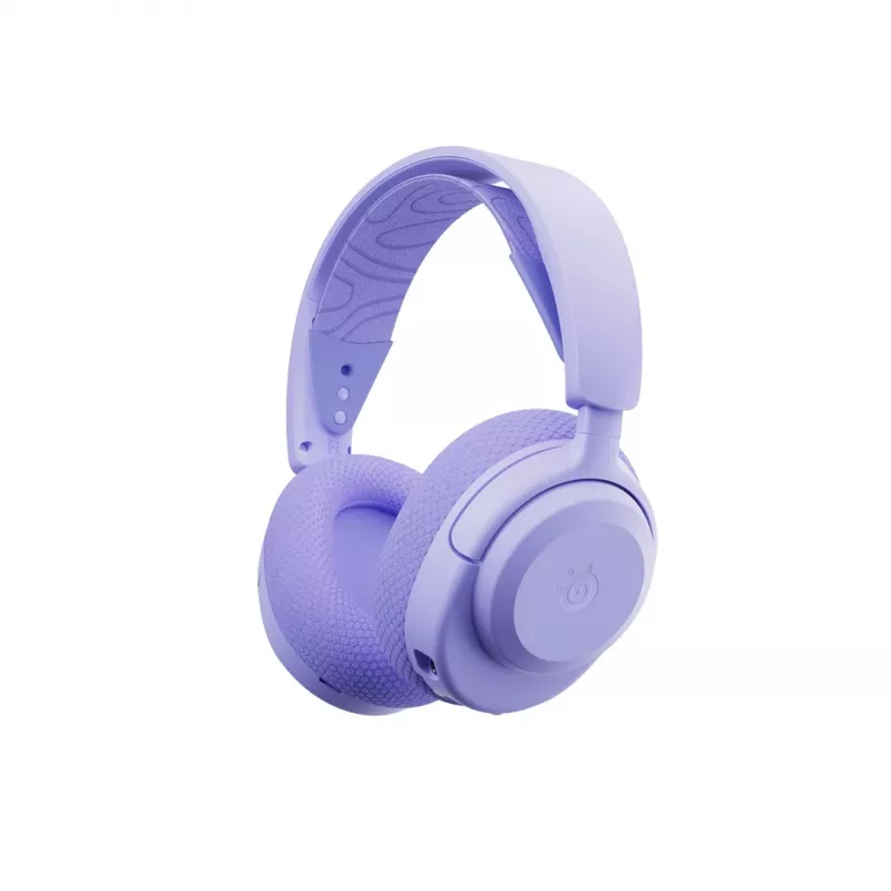 Ausinės Steelseries Arctis Nova 3P Wireless, skirta PlayStation, levandų spalvos