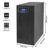 Inverteris QOLTEC gryno sinuso 1000W 12V modelis 53982