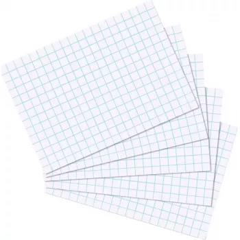 Kortelės indeksinės Herlitz 10621290 Baltos 100 vnt